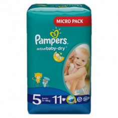 PAMPERS Scutece Active Baby 5 Junior Simple Pack 11 buc foto