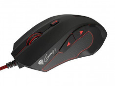 Mouse Natec optic Natec Genesis Gaming GX75 NMG-0706, USB, 7200 DPI, DPI switch, negru foto