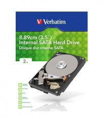 Hard disk Verbatim 53165, 2TB SATA3, 3.5 inch, 7200rpm foto