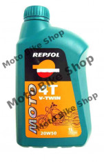 MBS Ulei Repsol Moto V-Twin 4T 20W50 1L, Cod Produs: 004346 foto