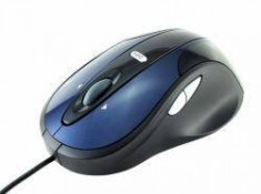 Mouse Modecom M-MC-0910-413, optic MC-910, 1600 dpi, albastru-negru foto