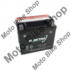 MBS Baterie moto + electrolit 12V12Ah YTX12-BS, Cod Produs: 246610110RM foto