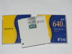 Discuri MO 640 Mb SONY M.O. 640 Mb - noi - lot 2 bucati foto