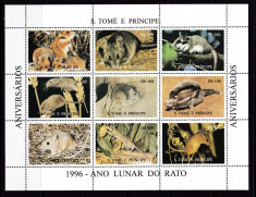 Sao Tome 1995 fauna MI 1617-1625 kleib. MNH w38 foto