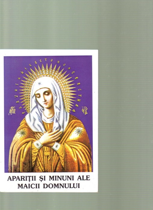 Aparitii si minuni ale Maicii Domnului Aparitii si minuni ale Maicii Domnului