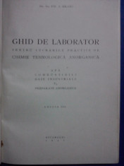 Ghid de laborator lucrari practice de chimie tehnologica anorganica / C64P foto