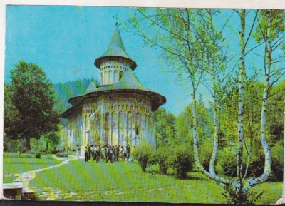 bnk cp Biserica Voronet - Vedere - circulata foto