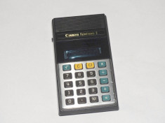 Calculator retro de colectie Canon Palmtronic 8M display fluorescent foto