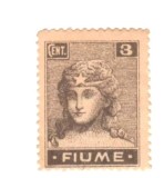 SV * Fiume 3 CENT 1919 * nestampilat , stare foarte buna