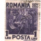 SV * Romania 1 LEU 1939 * CENTENARUL URCARII PE TRON A REGELUI CAROL I - 1839