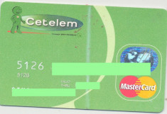 card bancar MasterCard Cetelem foto