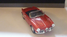 S3. Macheta Alfa Romeo Giulietta Spider, scara 1/43, Solido foto