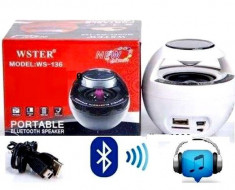 Mini Boxa Portabila Cu Bluetooth MP3 Player si Radio Fm foto