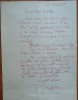 Scrisoare Victor Eftimiu, referitor la cenzura unei piese, 1958