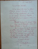 Scrisoare Victor Eftimiu, referitor la cenzura unei piese, 1958