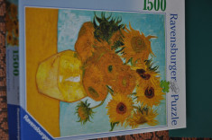Puzzle Ravensburger 1500 de piese - Van Gogh - Floarea soarelui foto