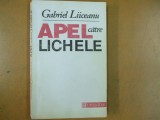 Apel catre lichele Gabriel Liiceanu Bucuresti 1993