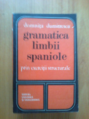 e3 Gramatica limbii spaniole prin exercitii structurale- Domnita Dumitrescu foto