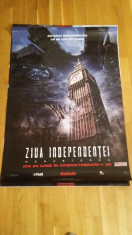 Afis / poster cinema Ziua independentei Renasterea original folosit / by WADDER foto