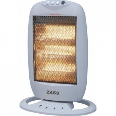 Radiator cu halogen Zass HS 01, 1200 W, 3 trepte de putere, Protectie in caz de rasturnare foto