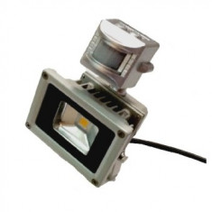 Proiector LED 20W IP65 cu senzor miscare lumina alba rece foto