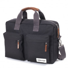 EASTPAK TOMEC Lifelike Black | Geanta laptop 15&amp;quot; foto