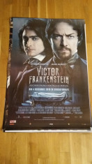 Afis / poster cinema Victor Frankenstein original folosit / by WADDER foto