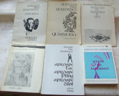 AURELIAN TITU DUMITRESCU: LOT SAPTE VOLUME CU DEDICATIE / AUTOGRAF (1985-2004) foto