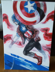 Tablou original Captain America (Universul Marvel) / by WADDER foto