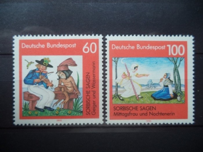 GERMANIA 1991 &ndash; POVESTI, serie nestampilata B11
