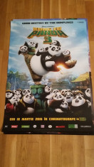 Afis / poster cinema Kung Fu Panda 3 original folosit / by WADDER foto