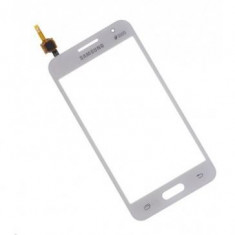 Geam cu touchscreen Samsung Galaxy Core II G355H Original Alb foto