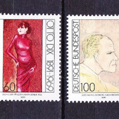 GERMANIA 1991 – PICTURA FEMEI, serie nestampilata B11