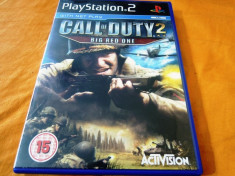 Joc Call of Duty 2 Big Red One, PS2, original, alte sute de jocuri! foto