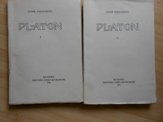 CEZAR PAPACOSTEA--PLATON - 2 VOL. ( 1 + 2 ) - 1930 - 1931 foto