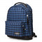 EASTPAK CHIZZO Charged Checked Blue | Rucsac laptop albastru 13&quot;