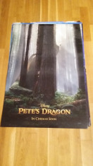 Afis / poster cinema Pete si dragonul original folosit / by WADDER foto