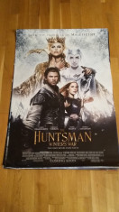 Afis / poster cinema The Huntsman Winter war original folosit / by WADDER foto