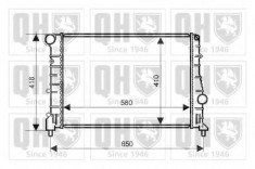 Radiator, racire motor ALFA ROMEO 147 1.9 JTD - QUINTON HAZELL QER2113 foto