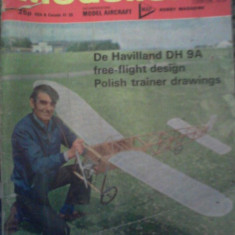 Aero Modeller ian. 1975 revista in lb.eng. De Havilland DH 9A free-flight design