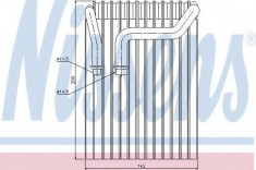 evaporator,aer conditionat BMW 7 limuzina 735 i,Li - NISSENS 92237 foto