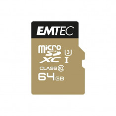 Card Emtec microSDXC 64GB Clasa 10 UHS-I U3 90MB/s foto