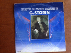 G. Storin - Maestri ai scenei romanesti - vinil foto