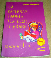 Sa dezlegam tainele textelor literare - clasa a II a - Carmen Iordachescu foto