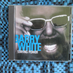 BARRY WHITE - STAYING POWER (1 CD ORIGINAL DIN GERMANIA - CA NOU!!!)