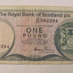 CY - Pound lira sterlina 1986 The Royal Bank of Scotland Scotia