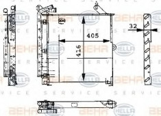 Radiator ulei, ulei motor - BEHR HELLA SERVICE 8MO 376 726-031 foto