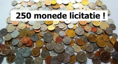 LICITATIE 250 MONEDE DIVERSE ROMANESTI + STRAINE = de la 1 Euro!!! foto