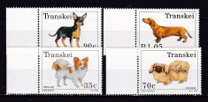 Transkei 1993 fauna caini MI 299-302 MNH w38 foto