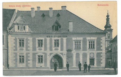 3451 - CLUJ - old postcard - used - 1908 foto